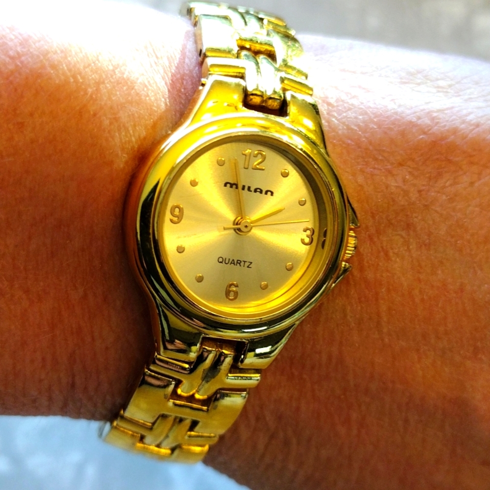 Milan quartz watch.